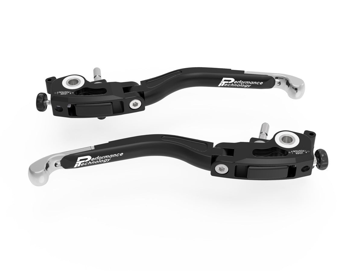 Ducabike DBK L26 Evo Brake + Clutch Adjustable Levers - BLACK-SILVER