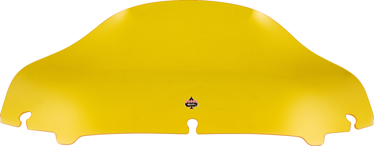 Klock Werks Kolor Flare® Windshield - 6-1/2" - Yellow - '14-'25 FLH/FLHT/FLHX