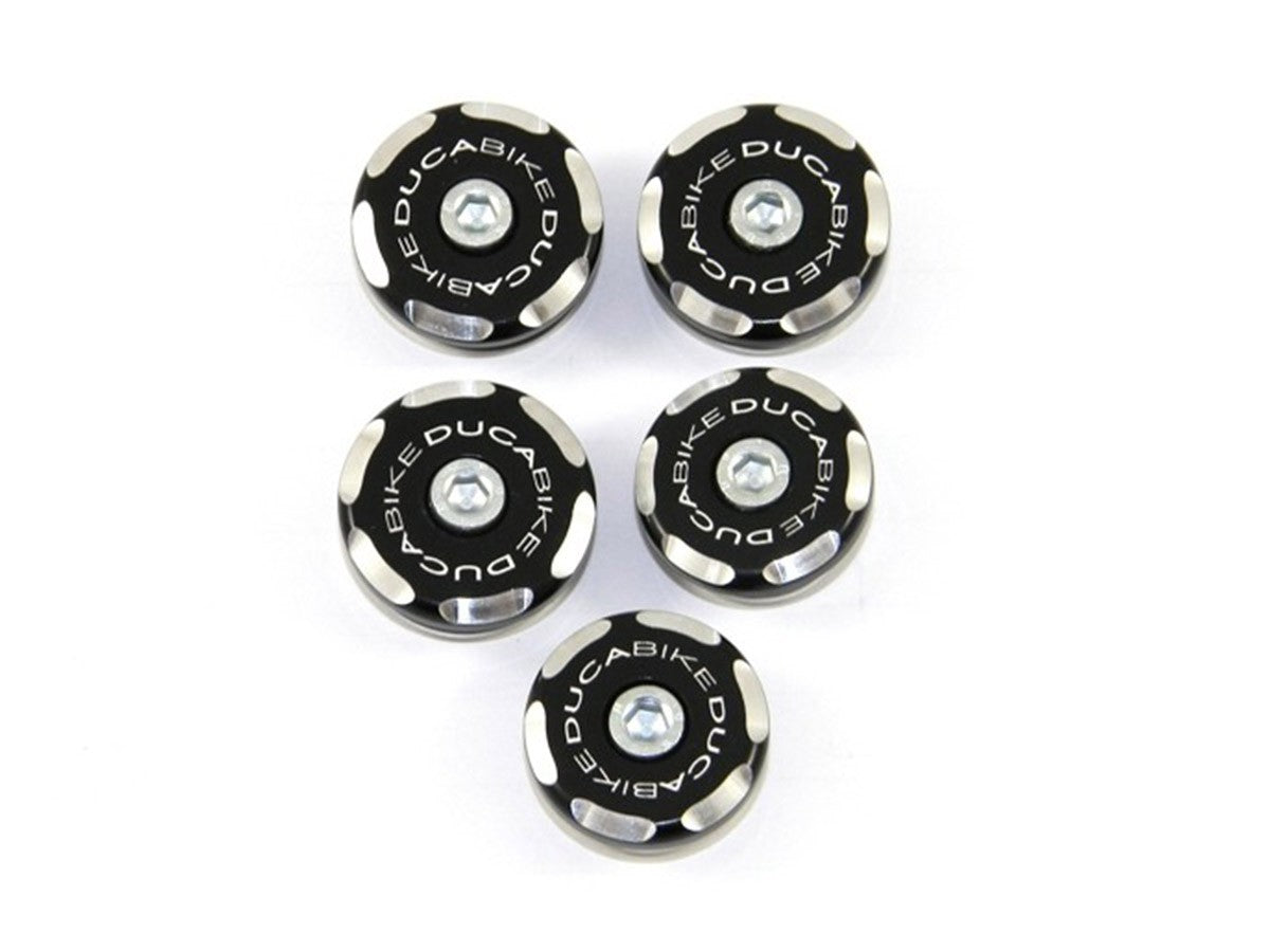 Ducabike DBK TTMTS02 Kit Frame Plugs - BLACK