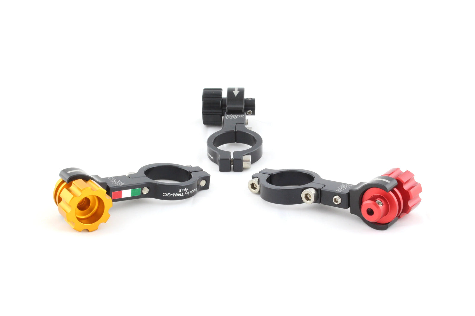 TWM GP Style Remote Brake Span Adjuster Installed View