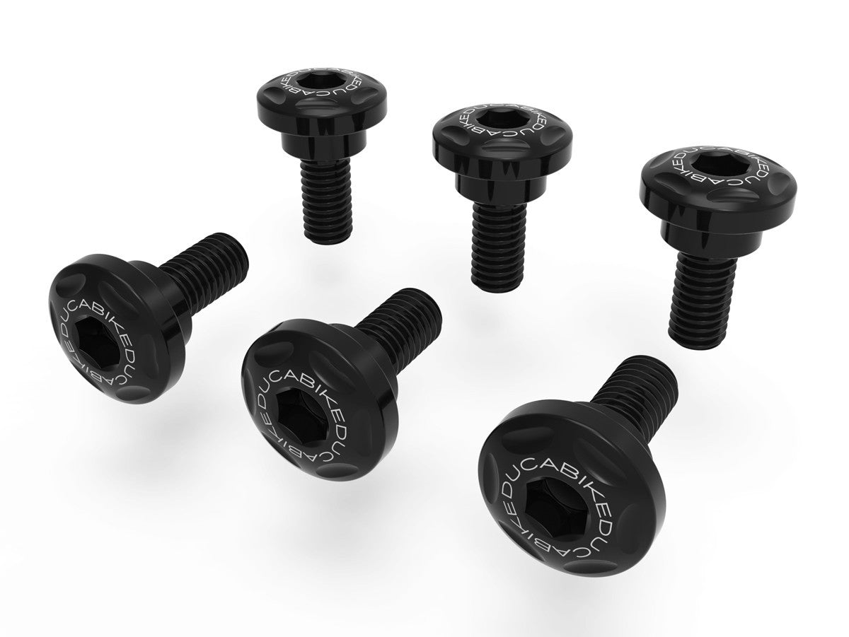 Ducabike DBK KVT10 MTSV4 Front Fender Screw Kit - BLACK