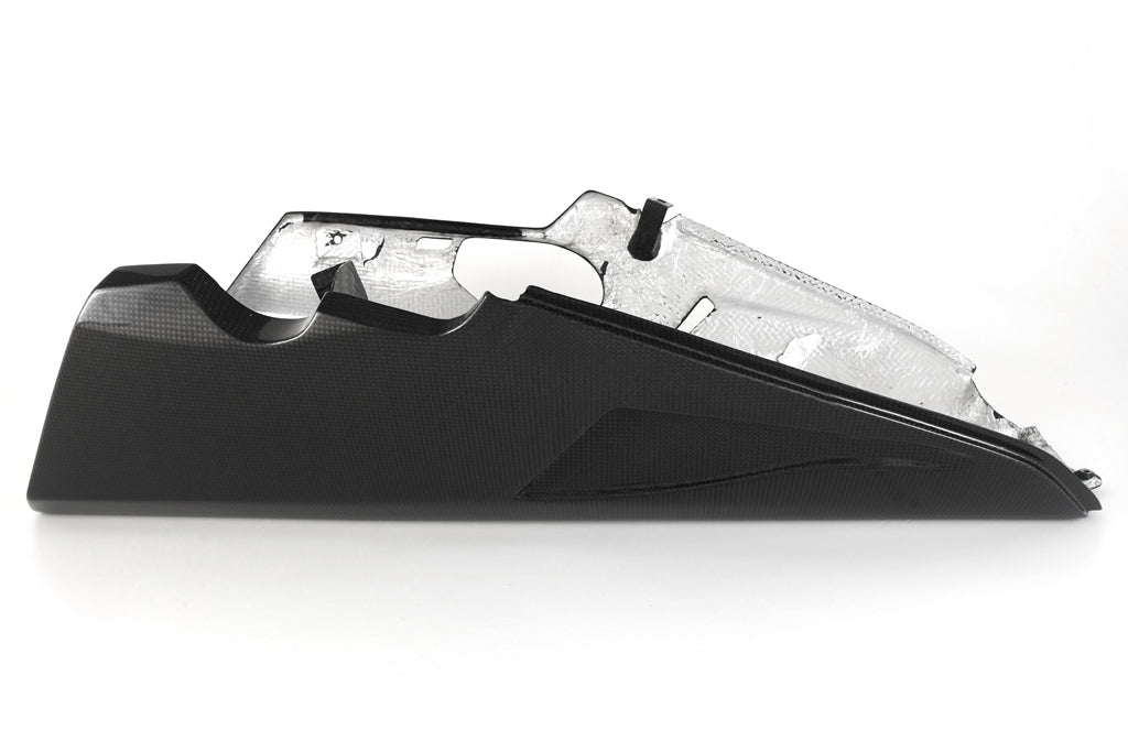Fullsix Carbon Belly Pan - For Akrapovic Underseat Exhaust