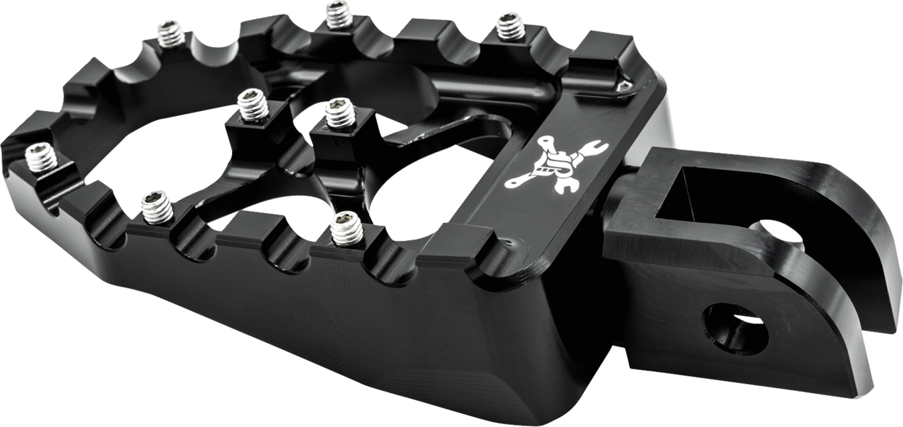 Burly Brand MX Evolution Driver Pegs - Black - Softail