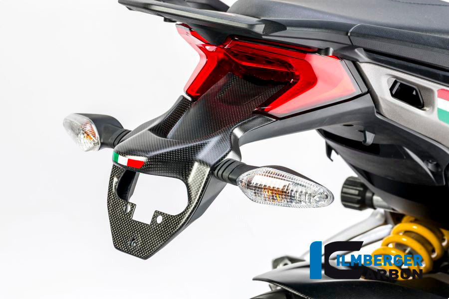 Ilmberger Carbon License Plate Holder Surface Ducati MTS 1200 2015 - Matte