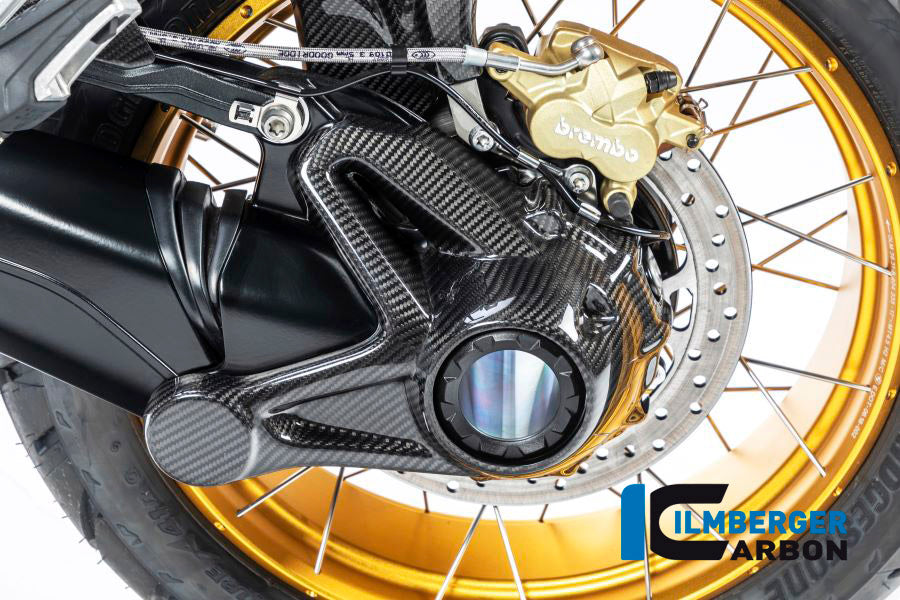 Ilmberger Carbon Bevel Drive Housing Protector (Mounting With Rear Splash Guard) BMW R 1250 GS / R 1250 R
