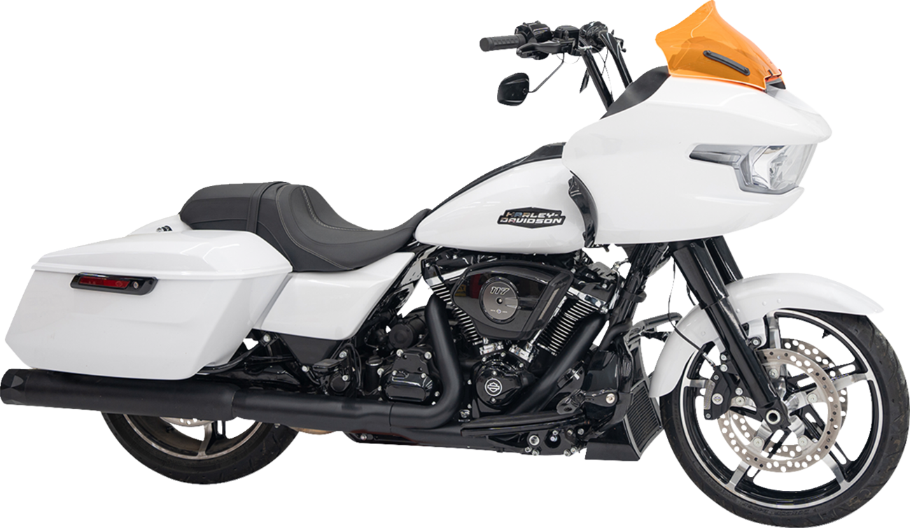 Klock Werks Ice Flare® Windshield - 10" - Orange Ice - '23-'25 FLTRX