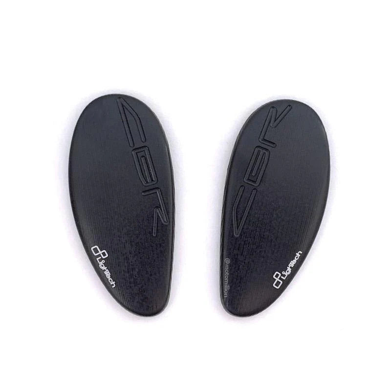 LighTech CNC Aluminum Mirror Block Off Plates Honda CBR 1000 RR-R SP - Black