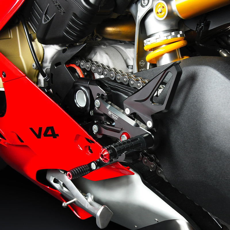 Bonamici Racing Adjustable Rearsets - Ducati Panigale V4 - V4S - V4R
