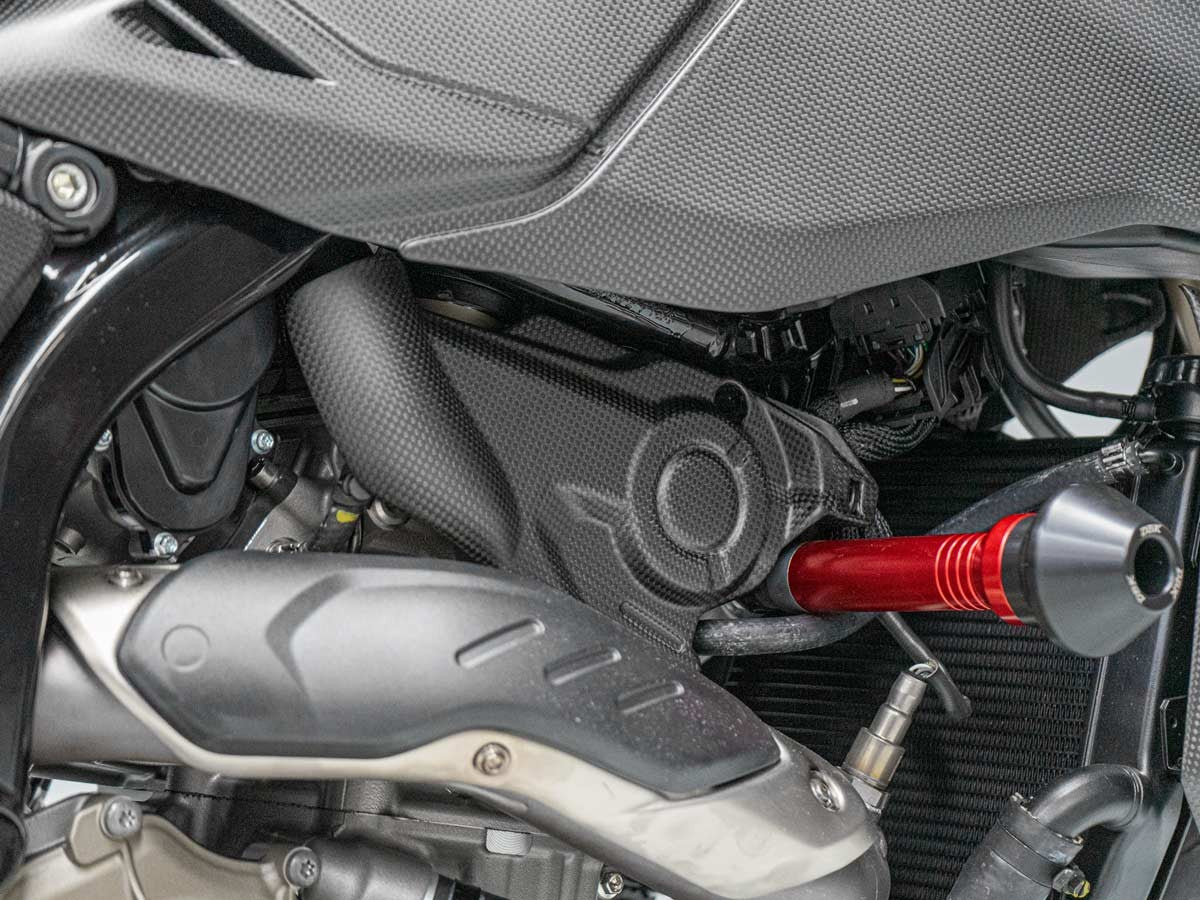 Ducabike DBK CRB155O HM 698 Mono Matt Carbon Engine Cover RH