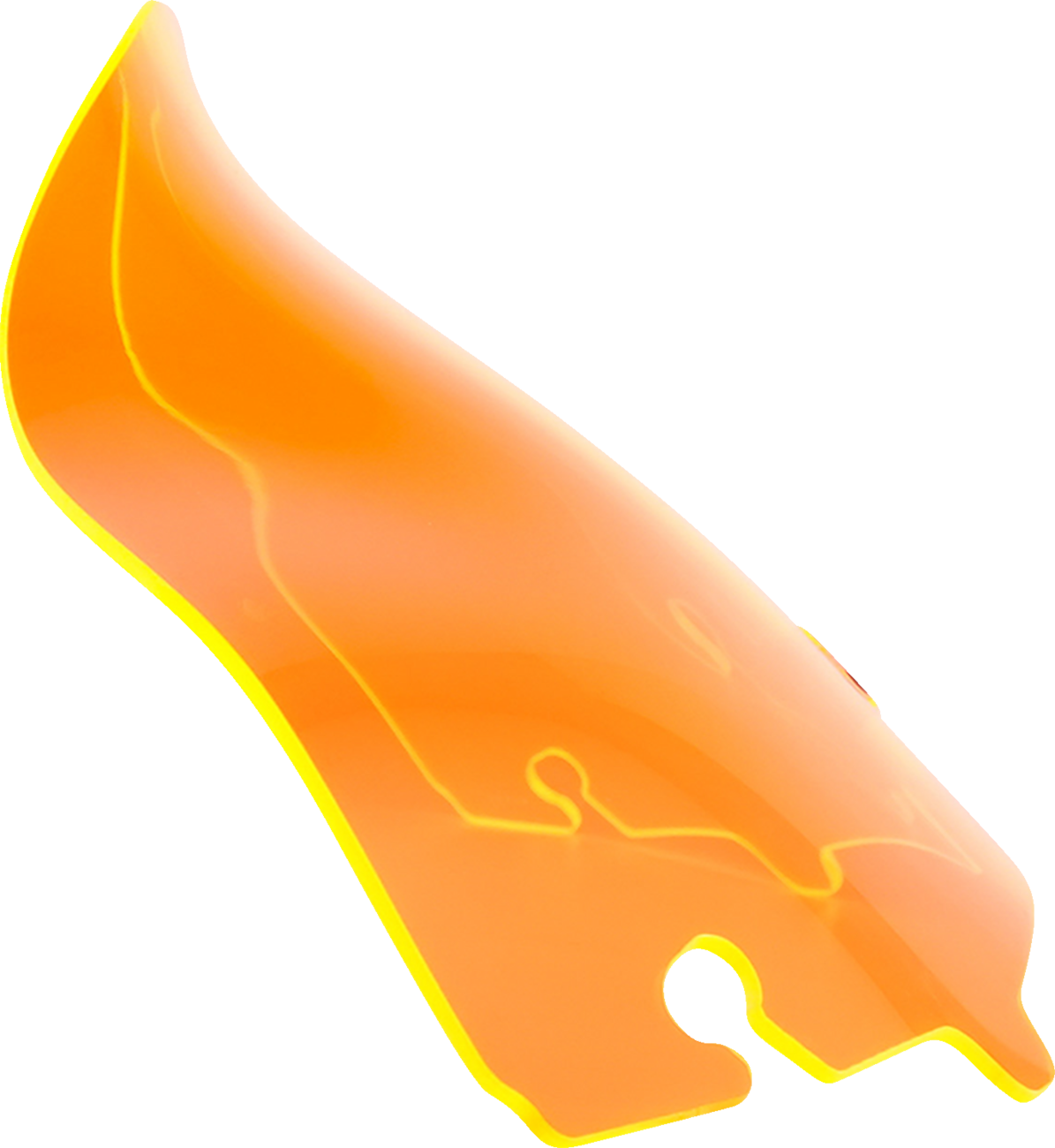 Klock Werks Ice Flare® Windshield - 6.5" - Orange Ice - '14-'25 FLHT/FLHX
