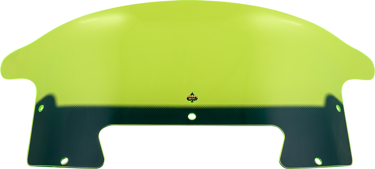 Klock Werks Windshield - 9" - Green Ice - Chieftain PowerPlus/Roadmaster PowerPlus