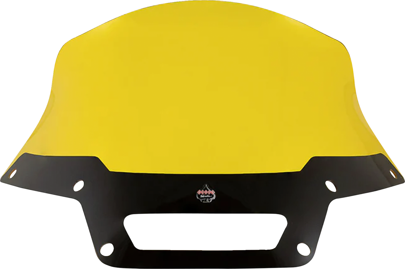 Klock Werks Kolor Flare® Windshield - 8" - Yellow - '22-'25 FXLRST