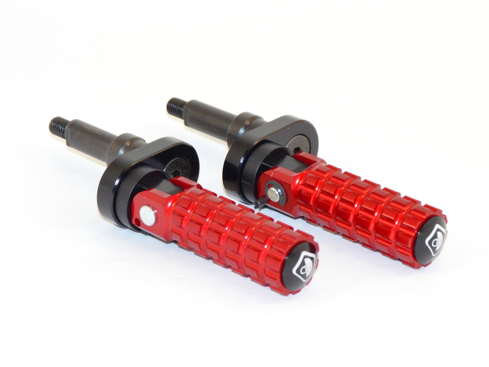 Ducabike DBK PPSCRA01 Adjustable Foot Pegs Scrambler - RED