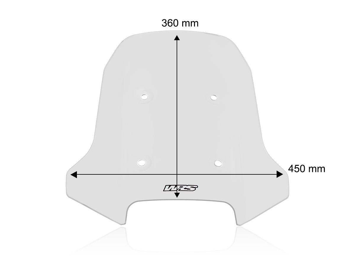 WRS Touring Windscreen CF Moto 450 MT 2024-2026