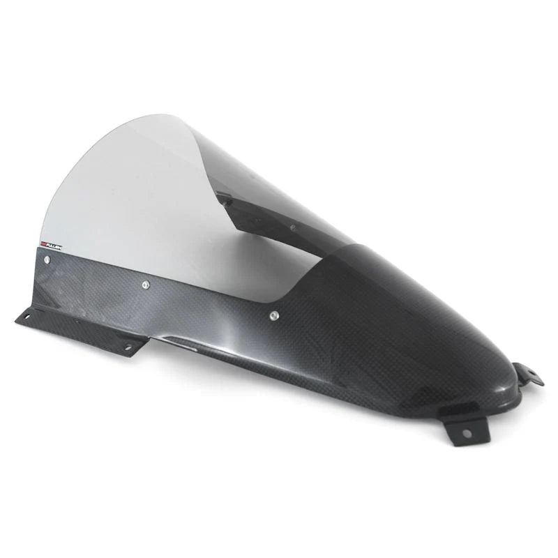 Fullsix Carbon Fiber Windscreen Windshield For Panigale V4 V4S V4R SP SP2 - Smoke Grey / Satin