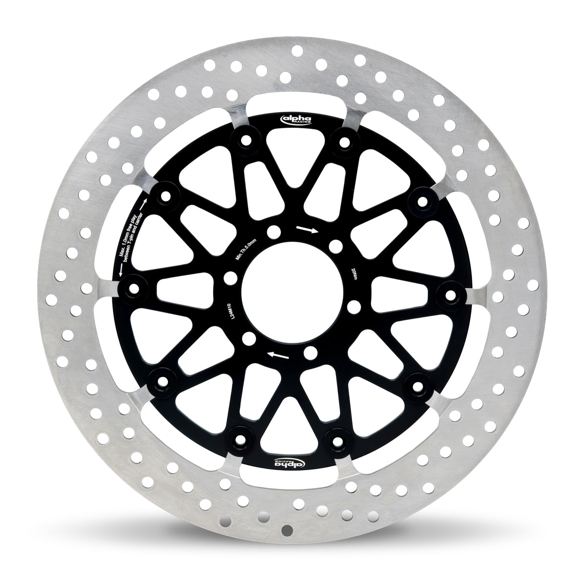 Alpha Racing Brake disc 320x5.5, left, S RR 2009-2018