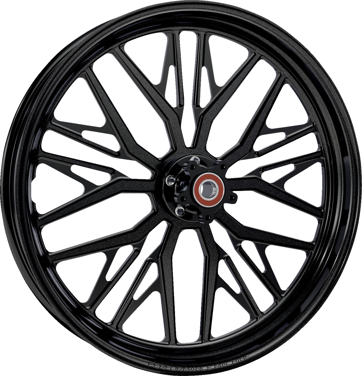 Performance Machine (PM) Wheel - Nivis - Front - Dual Disc/Without ABS - Black Ops - 21x3.5