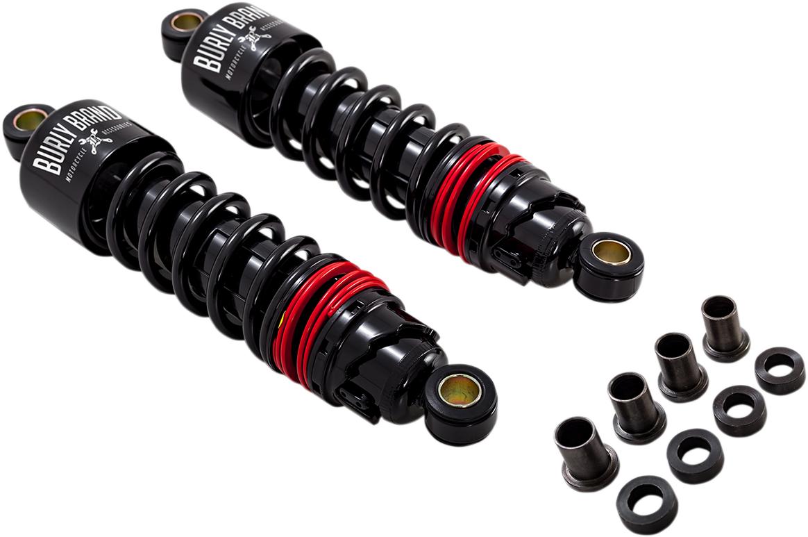Burly Brand Slammer Plus Shocks - 10.5" - Black - FLH