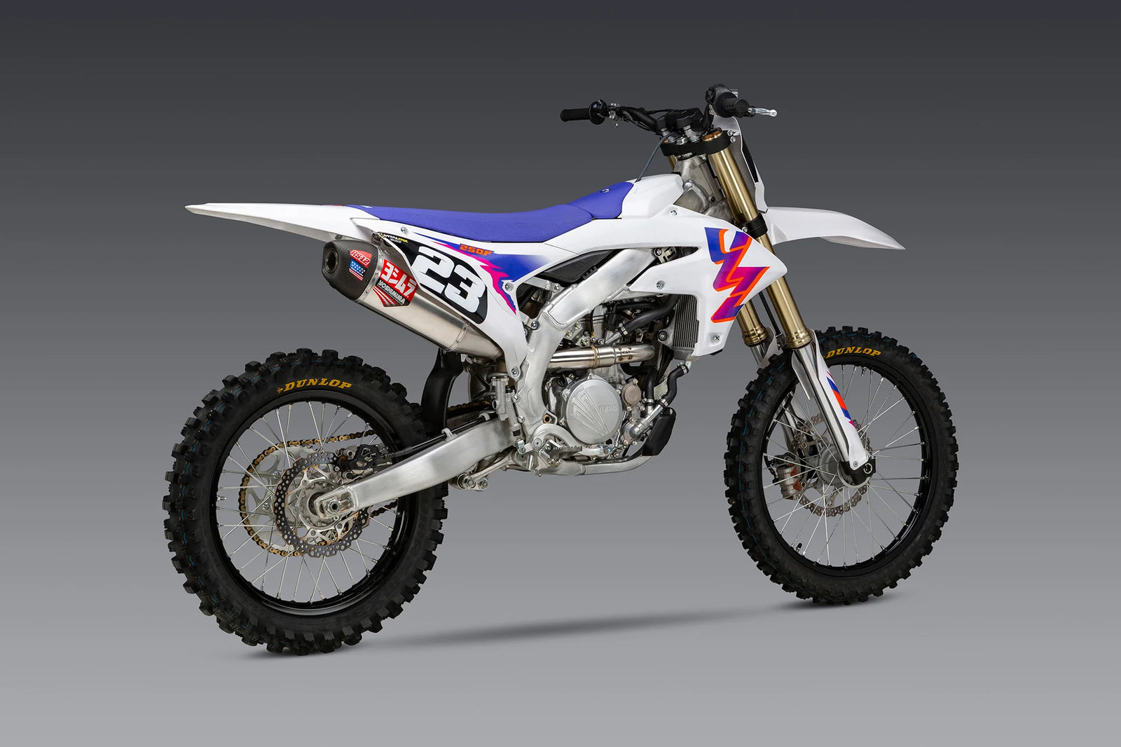 Yoshimura YZ250F 24-26 RS-12 Stainless Full Exhaust, W/ Aluminum Muffler