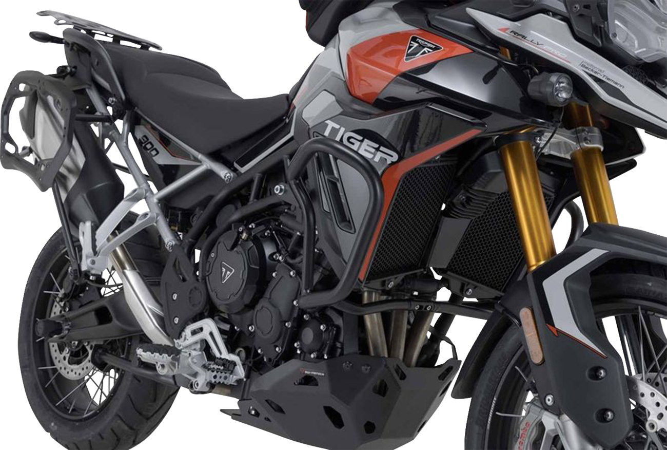 SW-Motech Crash Bar - Left/Right - Black - Triumph