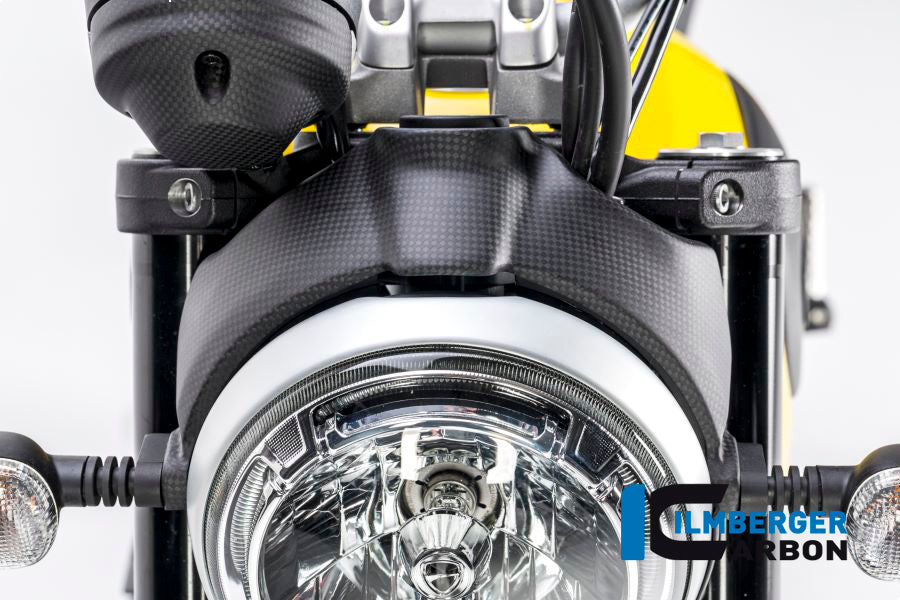Ilmberger Carbon Headlight Cover Ducati Scrambler 2016