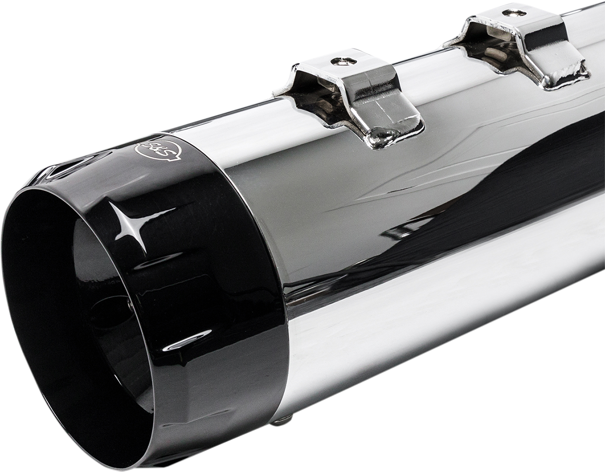 S&S Cycle 4-1/2" MK45 Performance Mufflers - Black Thruster