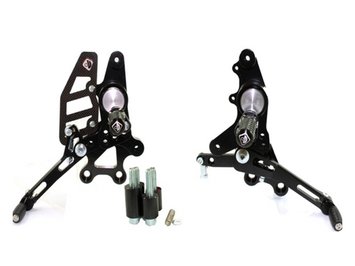 Ducabike DBK PRHM02 Pilot Rearset - BLACK-GOLD