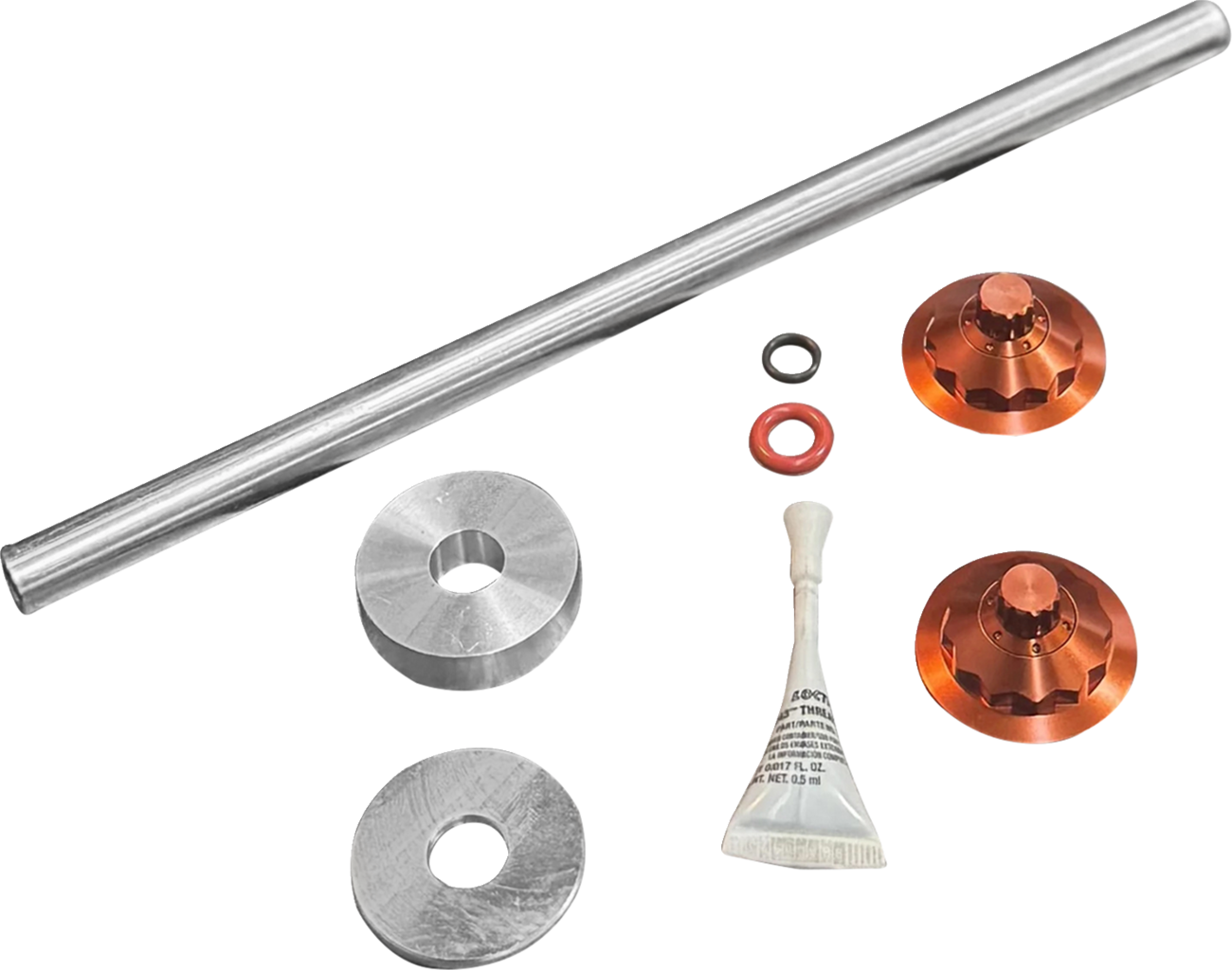 Paul Yaffe Bagger Nation Standard 12 Point Front Axle Cover Kit For Y-Axle Rod