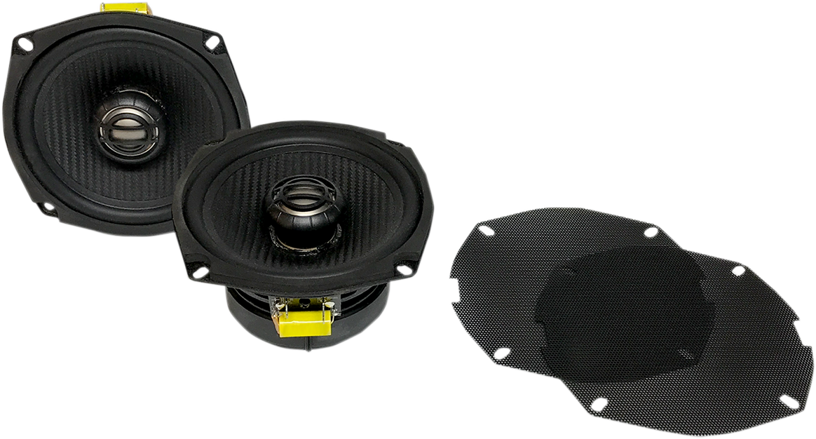 Hogtunes Speakers 5-1/4" - Front - '98-'13 FLHT/FLHX/FLTR