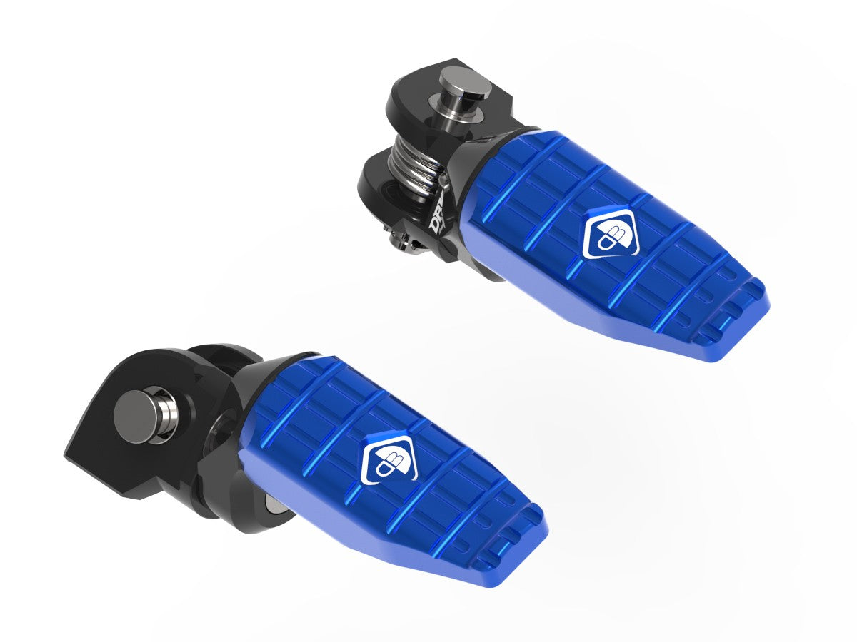 Ducabike DBK KPDM07 BMW R1300GS Sport Adjustable Pilot Footpegs Kit - BLUE
