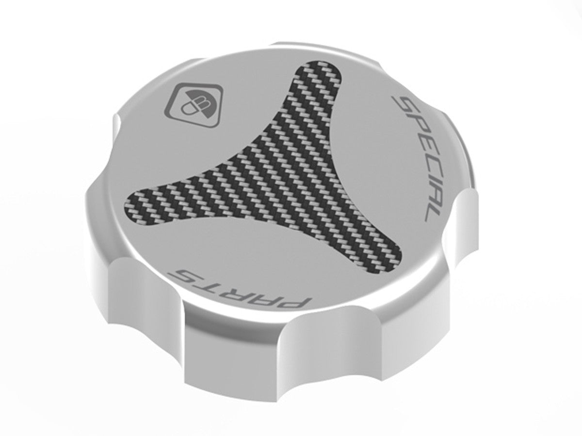 Ducabike DBK TLS04 Rear Fluid Reservoir Cap - Silver