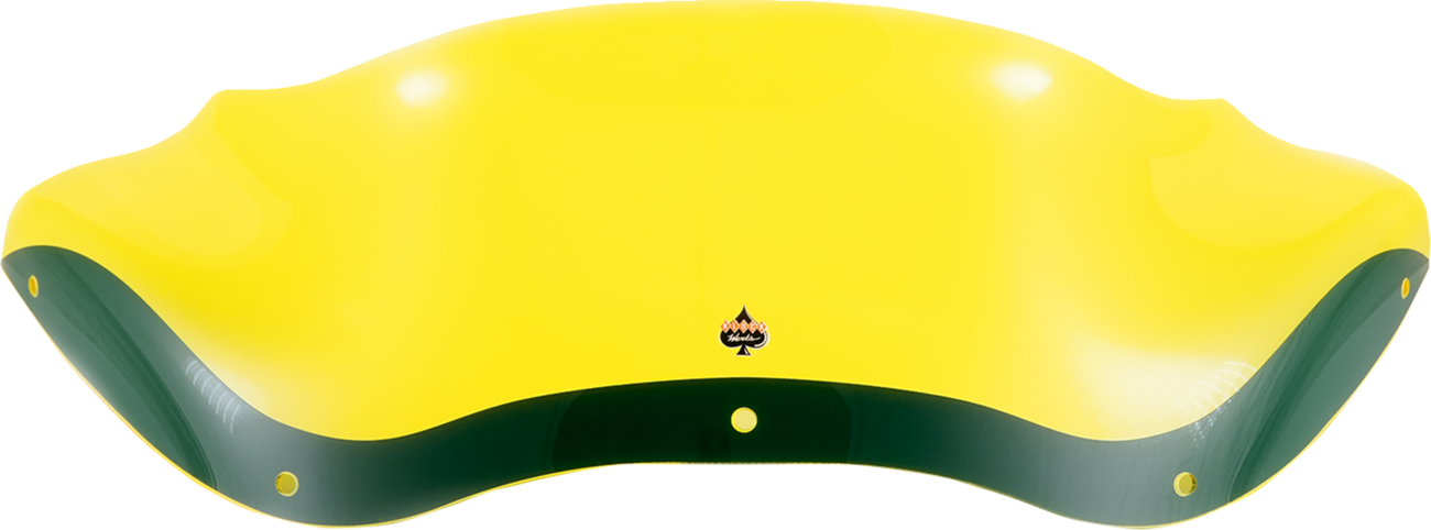 Klock Werks Ice Flare® Windshield - 8" - Yellow Ice - '98-'13 FLTR