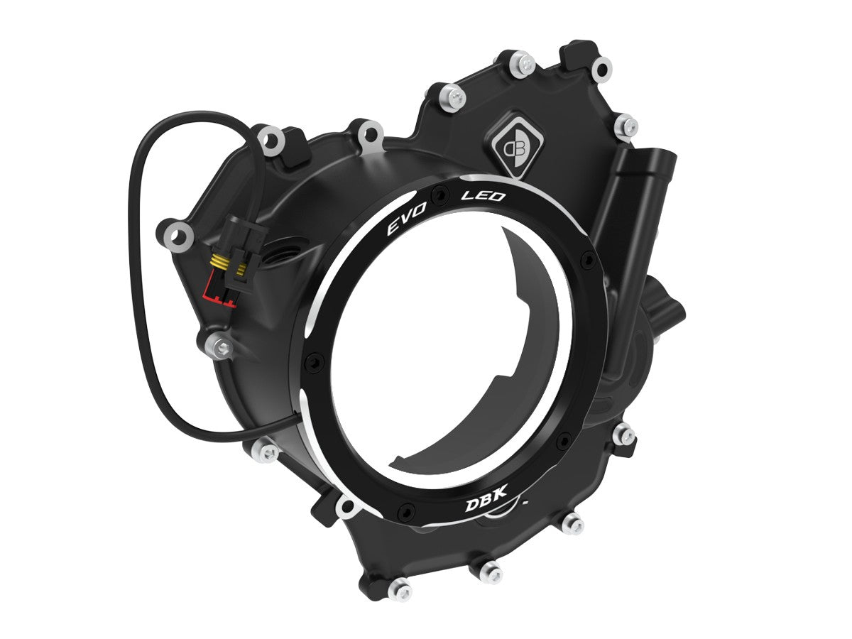Ducabike DBK Clear Clutch Cover EVO LED Ducati V2 - BLACK-BLACK