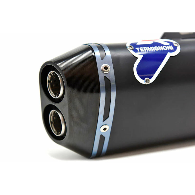 Termignoni Racing Black Slip On Exhaust Kit For Panigale V4 V4S V4R