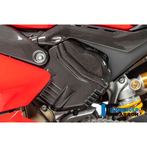 Ilmberger Carbon Fiber Left Side Engine Cam Cover For Ducati Panigale V4 V4S V4R