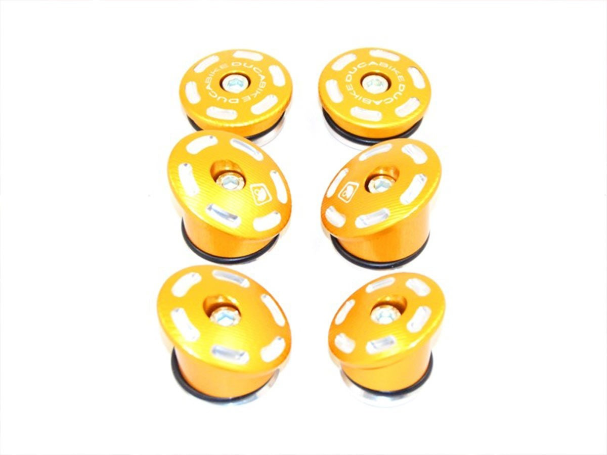 Ducabike DBK TTM1200 Kit Frame Plugs M1200/821 - GOLD