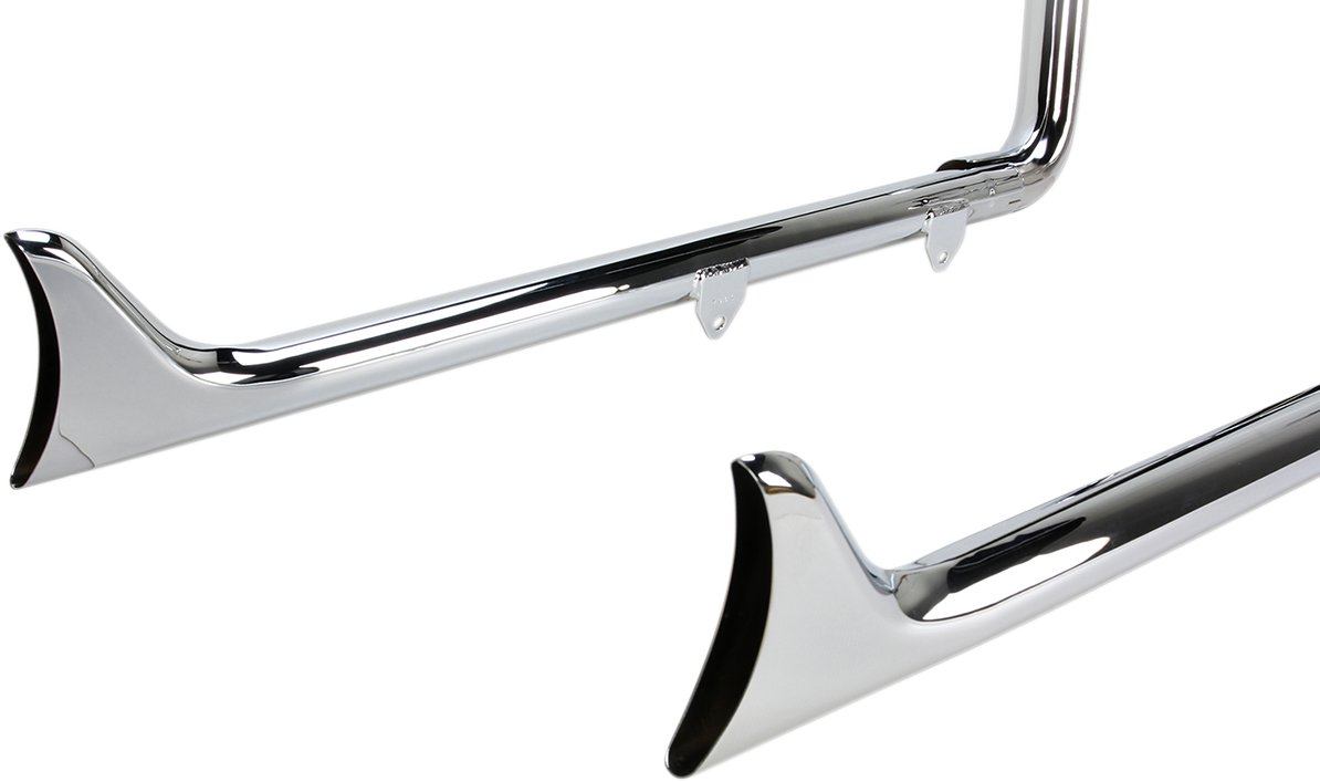 Bassani Xhaust True Duals Exhaust System With Fishtail Mufflers — Without Baffles