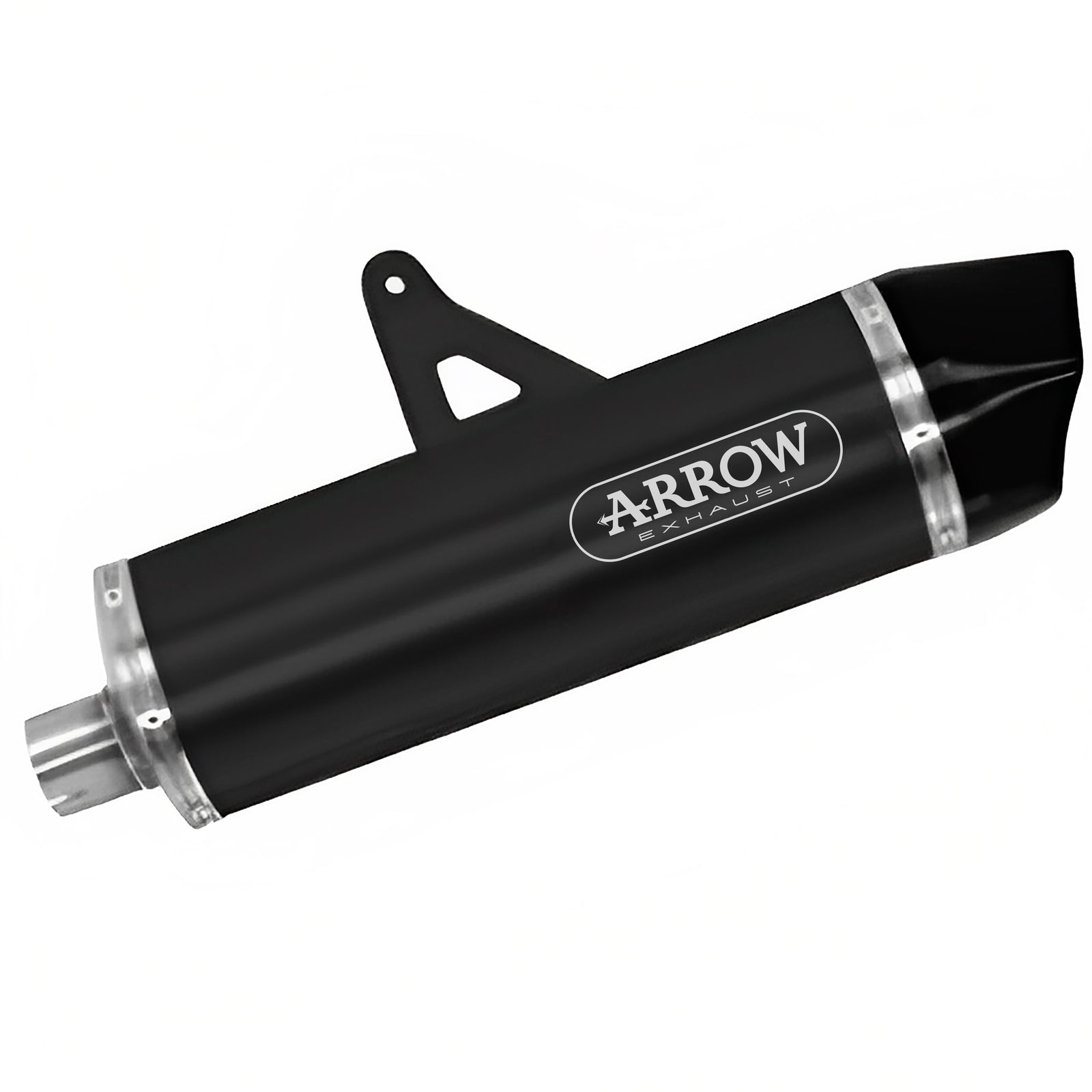 Arrow 72625AKN Maxi Race-Tech Aluminium Dark Slip On With Carbon End Cap