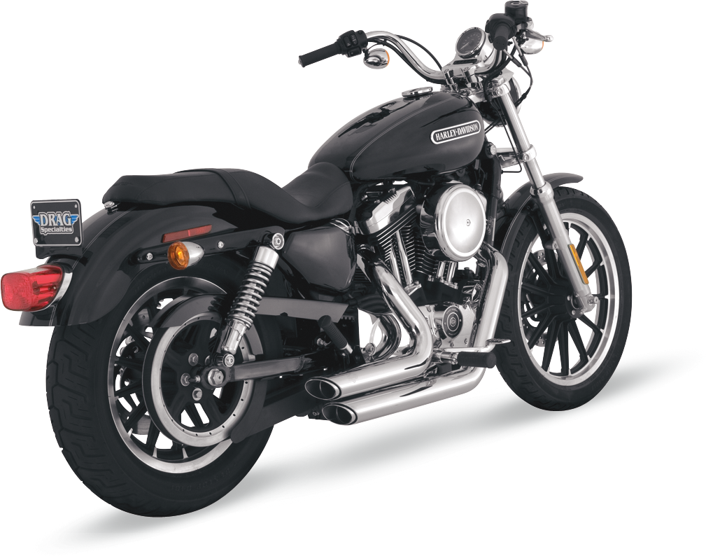 Vance & Hines Shortshots Staggered Exhaust System - Chrome