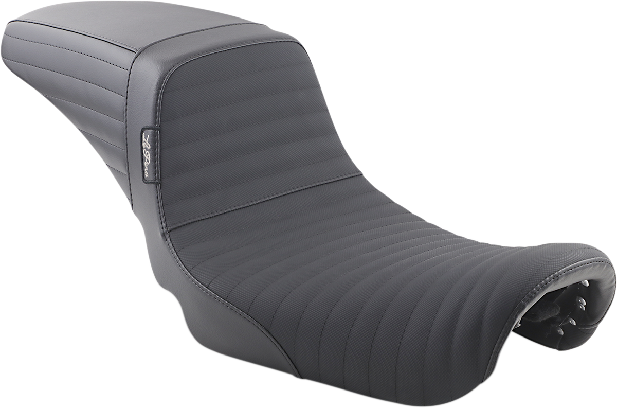 Le Pera Kickflip Daddy Long Legs Seat - Pleated W/ Gripp Tape - Black - FX '06-'17