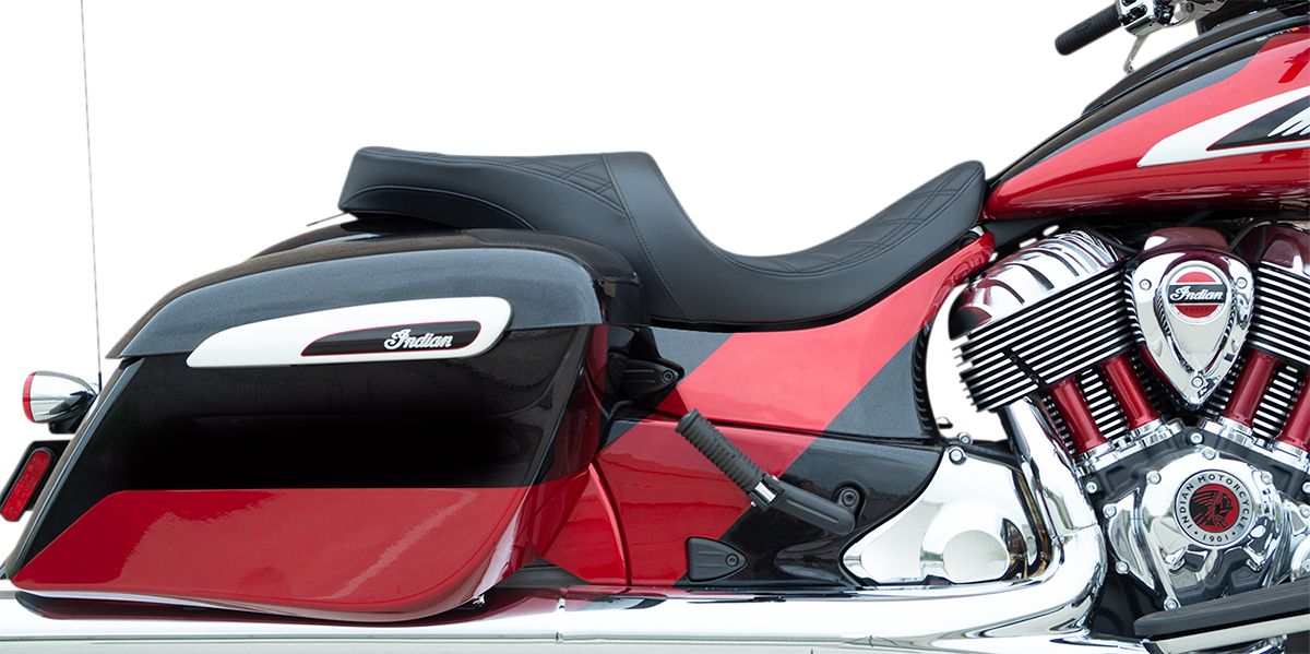 Drag Specialties Seats Forward Positioned Low Profile Touring Seat