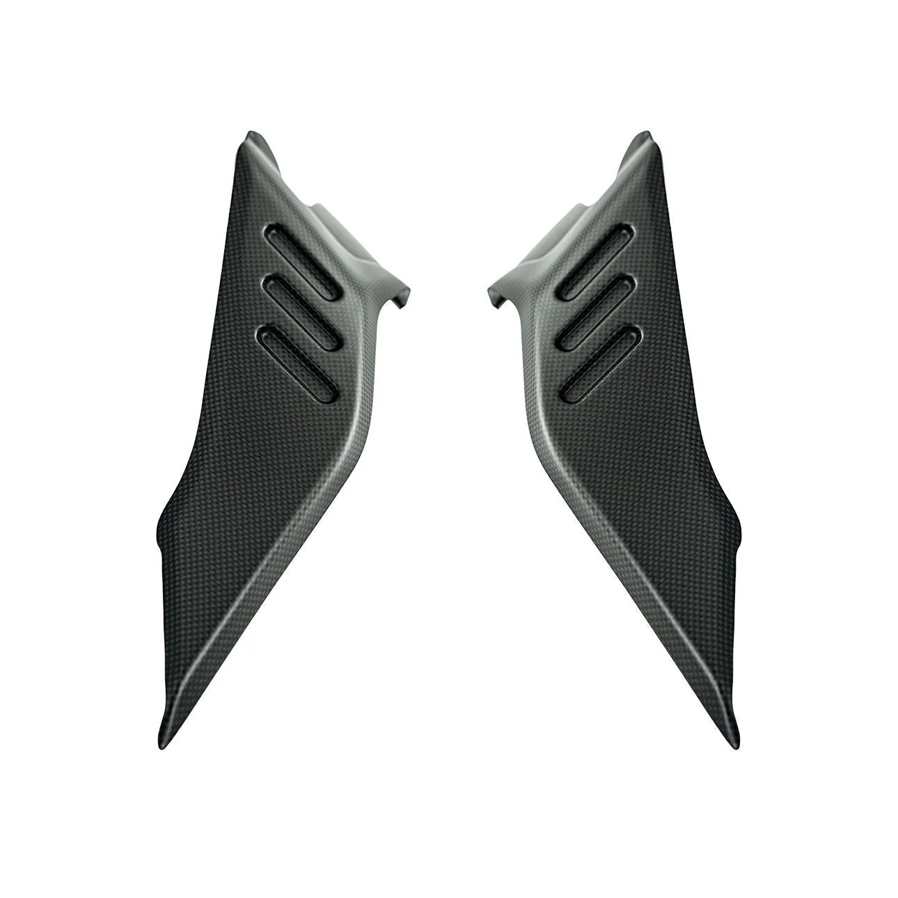 Ilmberger Carbon Fiber Satin Tank Side Panel Set For Ducati Diavel V4