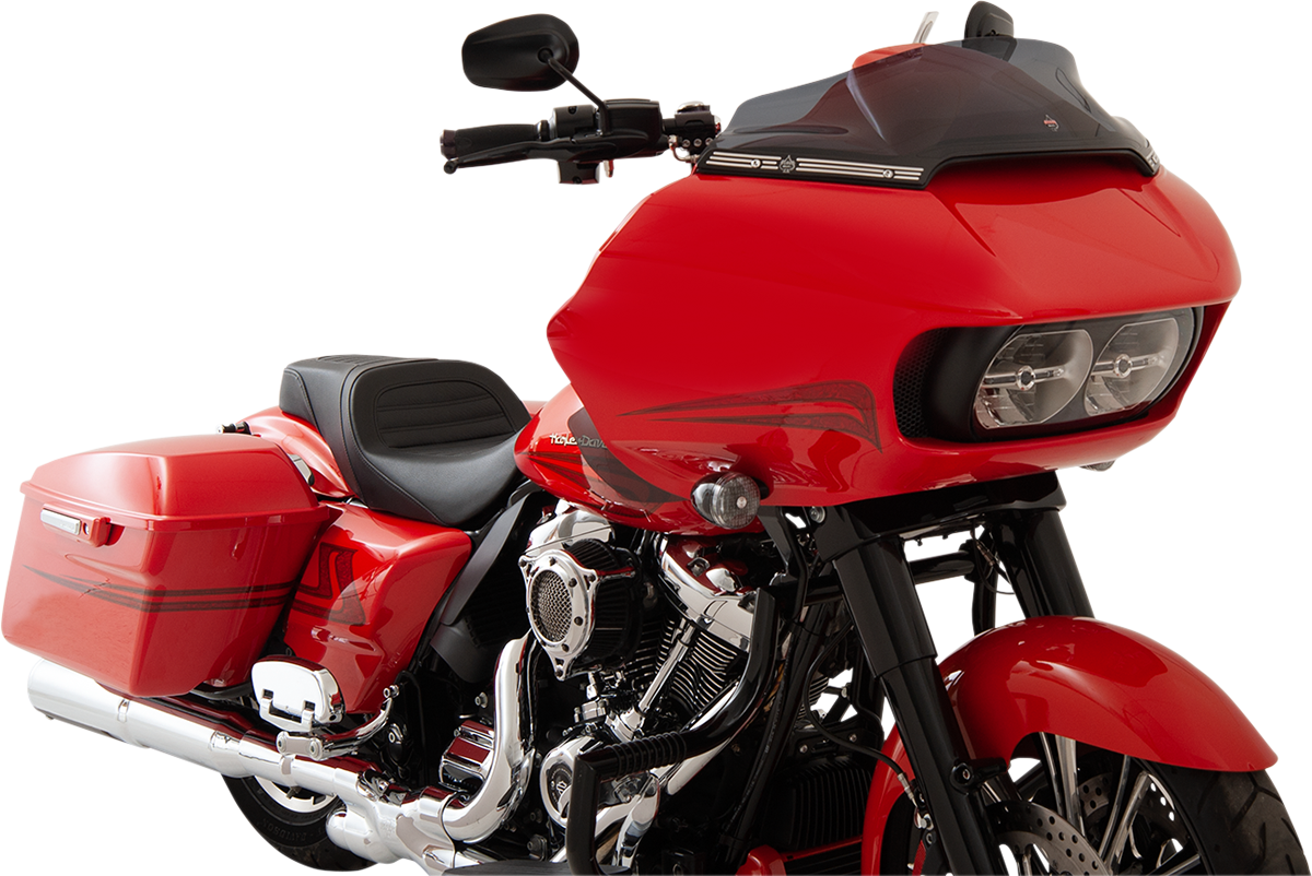 Klock Werks Sport Flare® Windshield - 6" - Dark Smoke - '15-'25 FLTR