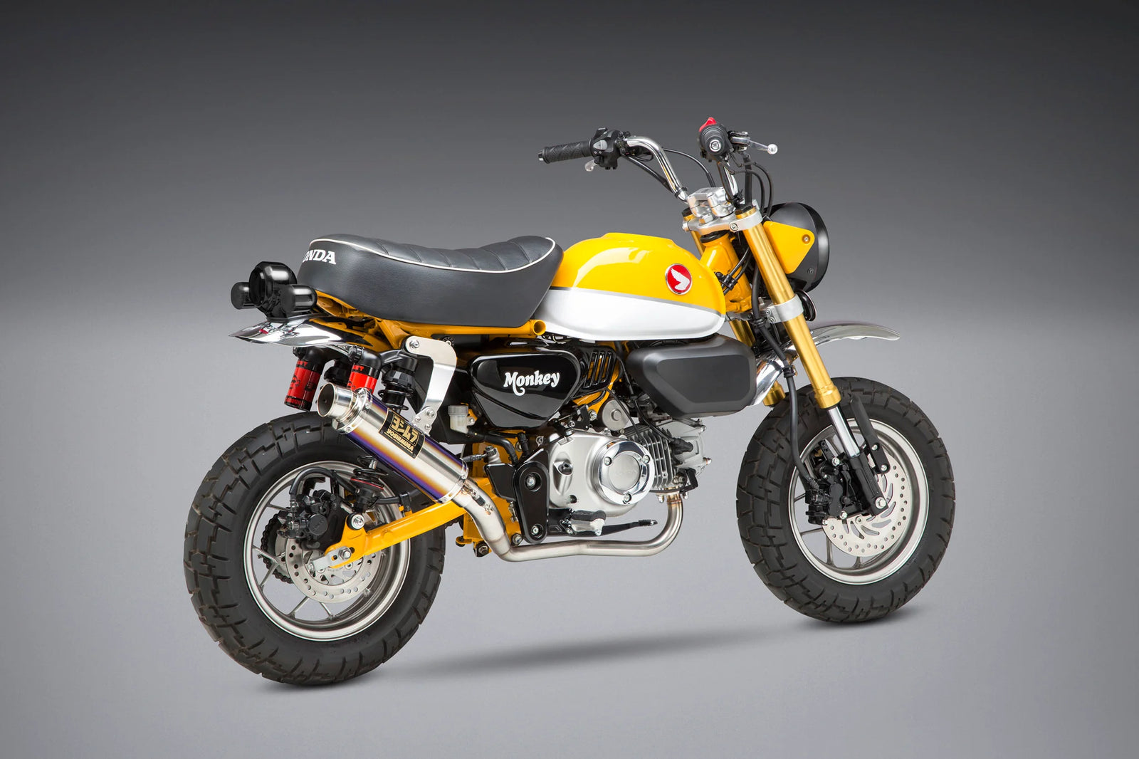 Yoshimura U.S. SPEC MONKEY 19-26 Race GP-MAGNUM Stainless Full Exhaust, W/ Titanium Muffler