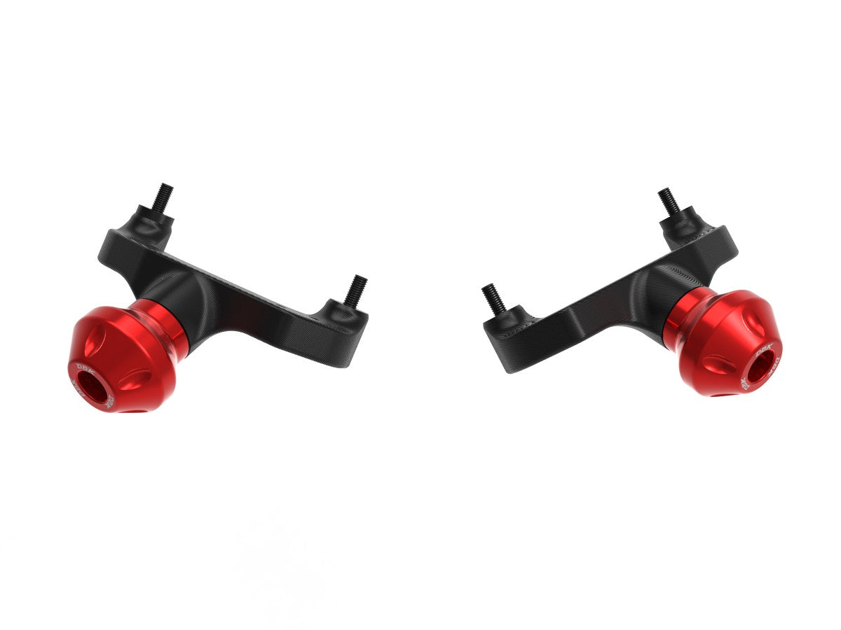 Ducabike DBK PTMG02 Moto Guzzi V100 Head And Collector Protection Kit - BLACK-RED