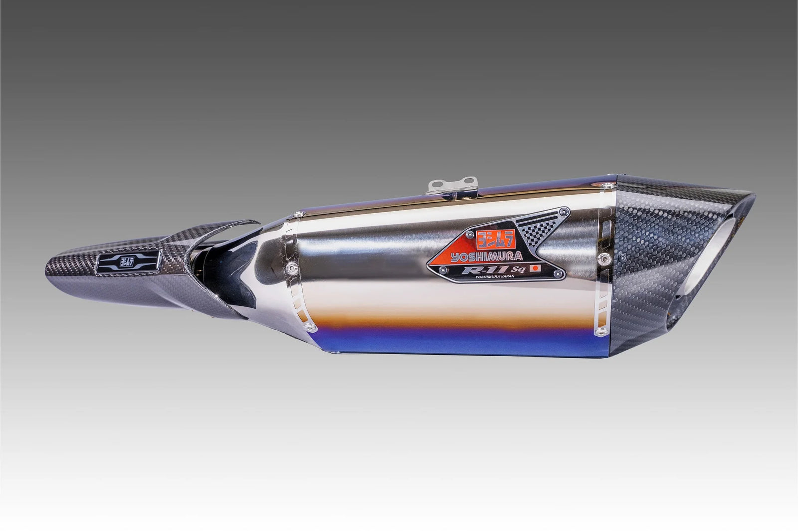 Yoshimura HAYABUSA 2021-26 Race R-11sq-R Dual Stainless Slip-On Exhaust, W/ Titanium Mufflers