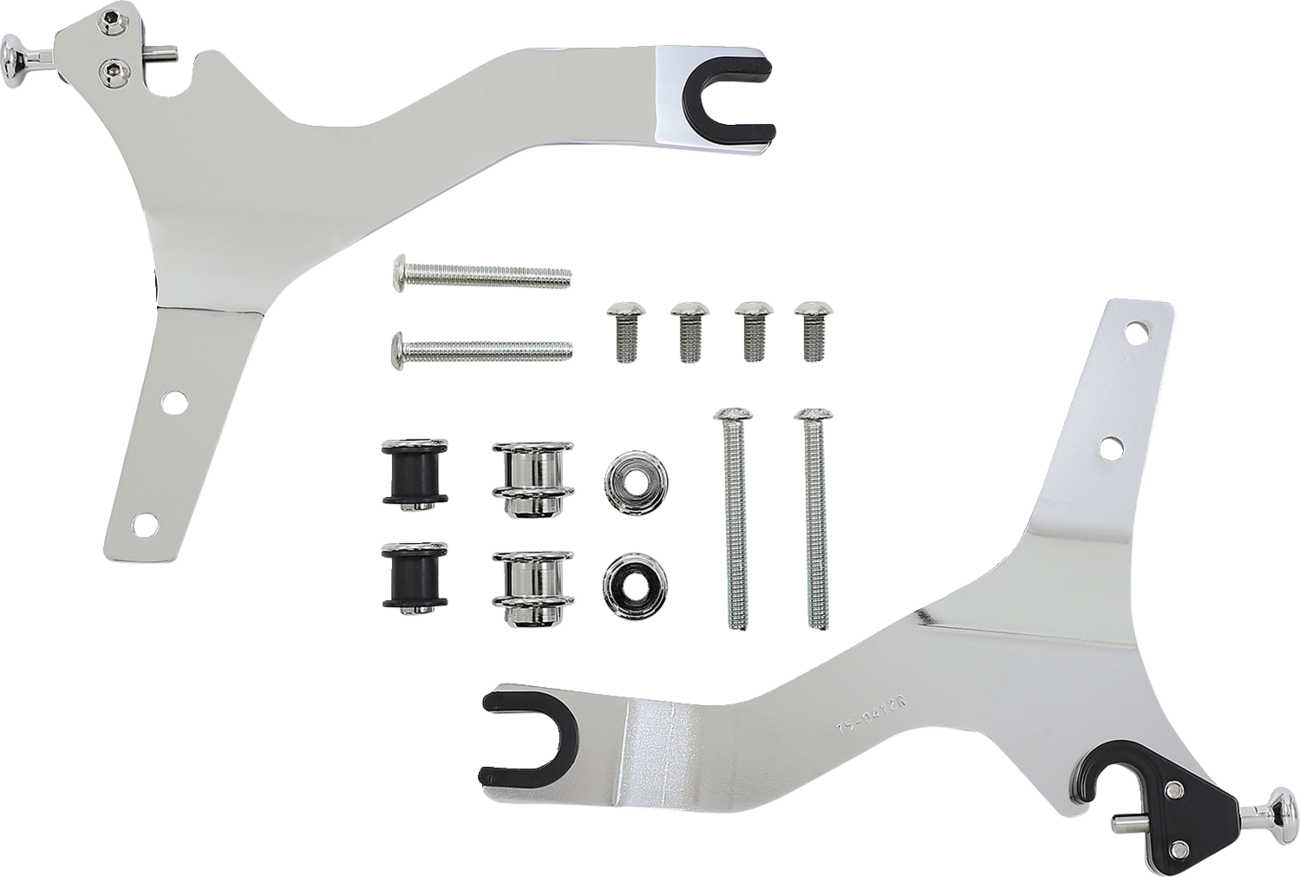 Cobra Backrest Kit - 14" - Chrome - Sportster