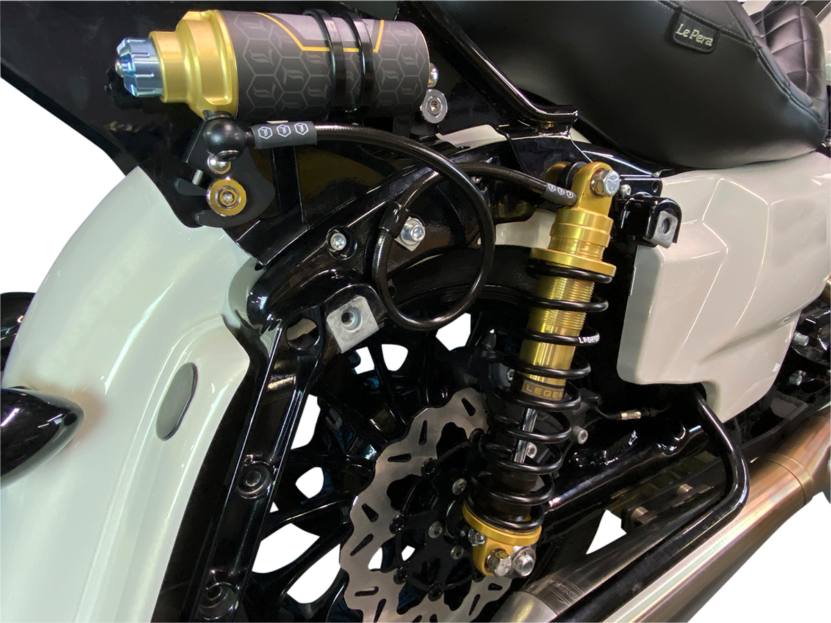 Legend Suspension REVO ARC Remote Reservoir Shocks - 13" - Standard - Gold