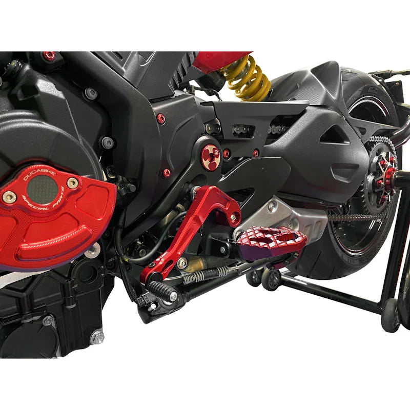 Ducabike DBK Rear Set Shift Lever With Adjustable Toe Peg For Diavel V4