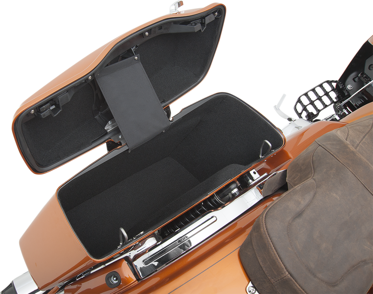 Drag Specialties Seats Saddlebag Lining Kit - Black - FL '14-'22